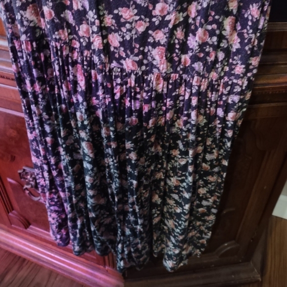 Deb Black and Pink Floral Dress - Picture 2 of 5